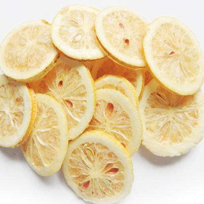 Congeler une tranche de citron