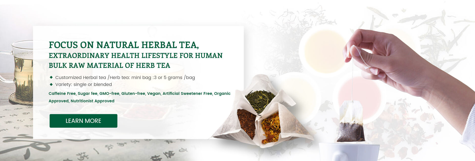 Focus on Natural Herbal Tea, Extraordinary Health Lifestyle - NATURECHOICE 