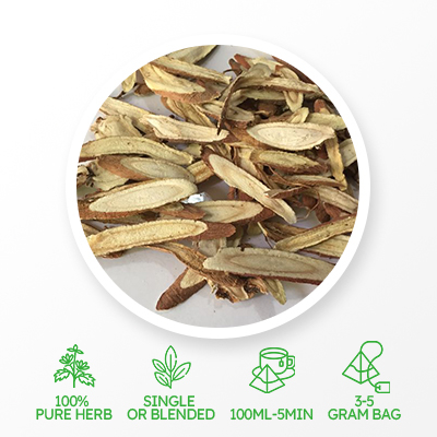 Thé aux tranches de racine de réglisse